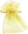 Торбичка за подарък от органза KPC - Жълта - 