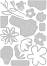        Sizzix Fabulous Bold Florals - 16   1.27  6.99 cm - 