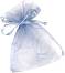 Торбичка за подарък от органза KPC - Светло синя - 