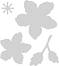      Sizzix - Winter Rose - 4   2.2  7.6 cm - 