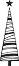 Гумен печат KPC Коледно дръвче - 2.1 x 7 cm - 