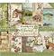 Хартии за скрапбукинг Stamperia - Горски животни - 10 листа, 20.3 x 20.3 cm от колекцията Forest - 