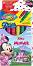 Металикови флумастери Colorino Kids - Мини Маус - 6 цвята на тема Мики Маус и приятели - 