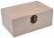 Дървена кутия със закопчалка Слънчоглед - 15 / 6.5 / 9.5 cm - 