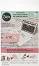   Sizzix Sticky Grid Sheets - 5 , 15.24 x 21.59 cm - 