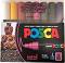   Uni-Ball PC-5M Dark Colours - 8    Posca - 