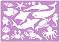 Шаблон Koh-I-Noor - Животните от океана - 