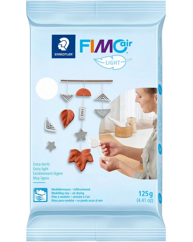 Бяла полимерна глина Fimo Air Light - 250 или 500 g - 