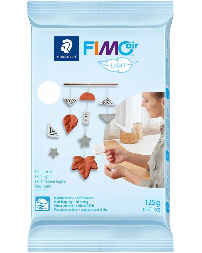 Самовтвърдяваща се глина Fimo Air Light Самовтвърдяваща се глина Fimo Air Light - 125, 250, 350 или 500 g -