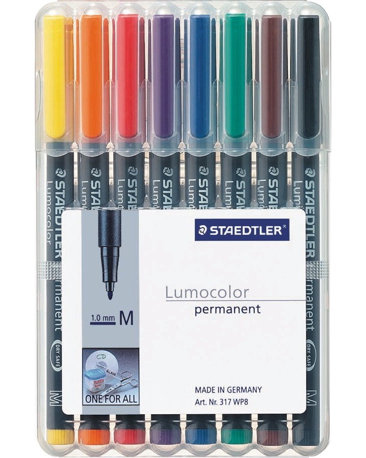   Staedtler Lumocolor 317 M - 6  8  - 