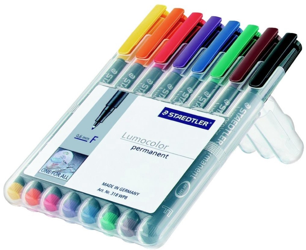   Staedtler Lumocolor 318 F - 6  8  - 