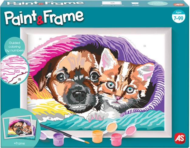 Рисуване по номера As Company Paint & Frame - Приятелство Рисуване по номера As Company Paint & Frame - Приятелство -