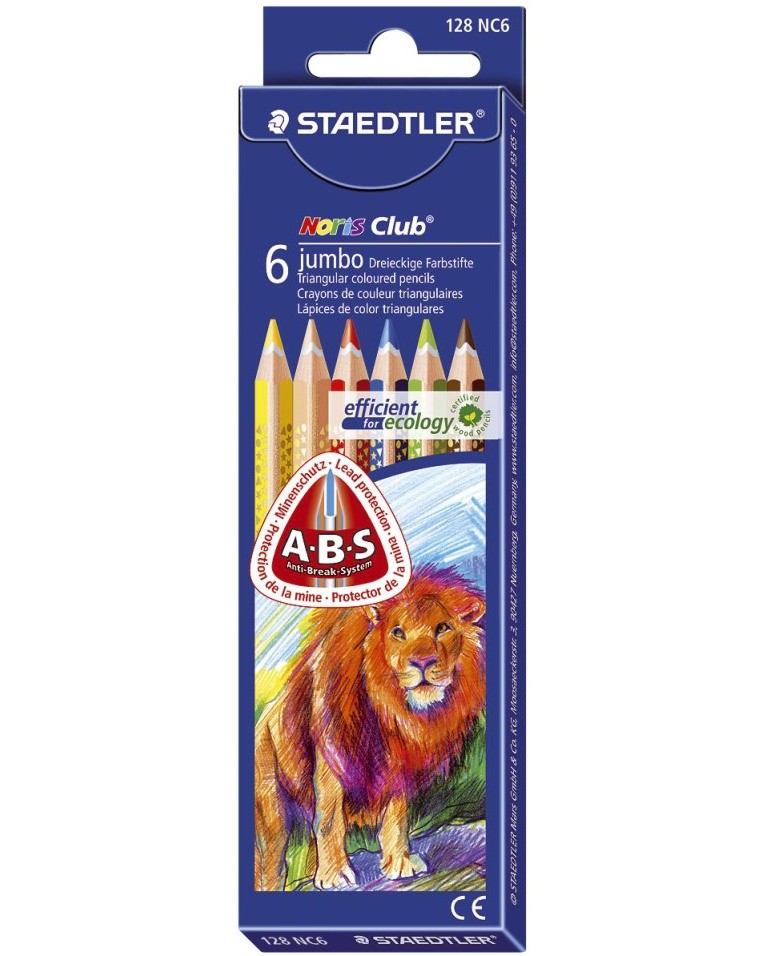   Staedtler Noris Club 128 Jumbo - 6  10  - 