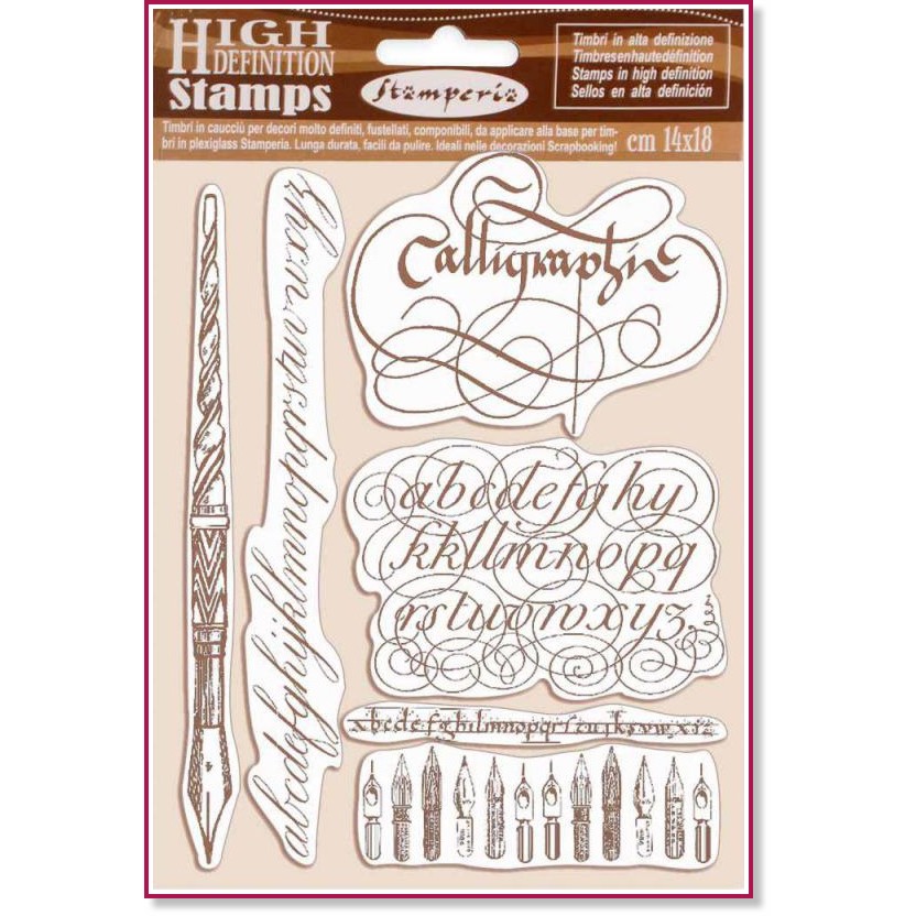 ������ ������ Stamperia - ���������� - 6 ���� �� ���������� Calligraphy - 