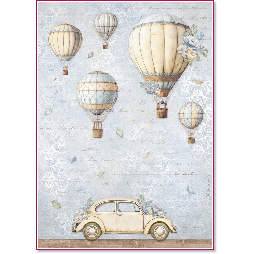 ��������� ������ Stamperia - ������ - A4 �� ���������� Timeless - 