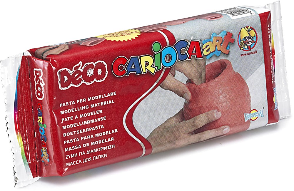 Кафява самовтвърдяваща глина Carioca Кафява самовтвърдяваща глина Carioca - 500 g -