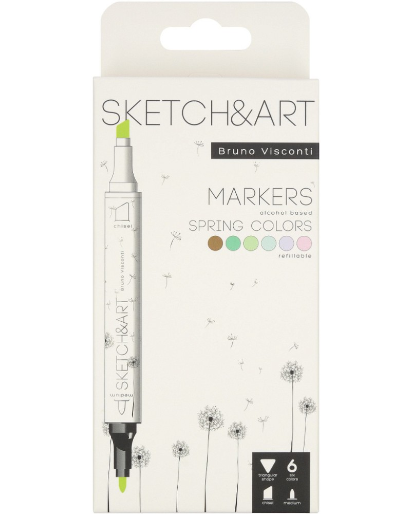 ����������� �������� ������� Bruno Visconti Sketch and Art - ������ - 6 ����� - 
