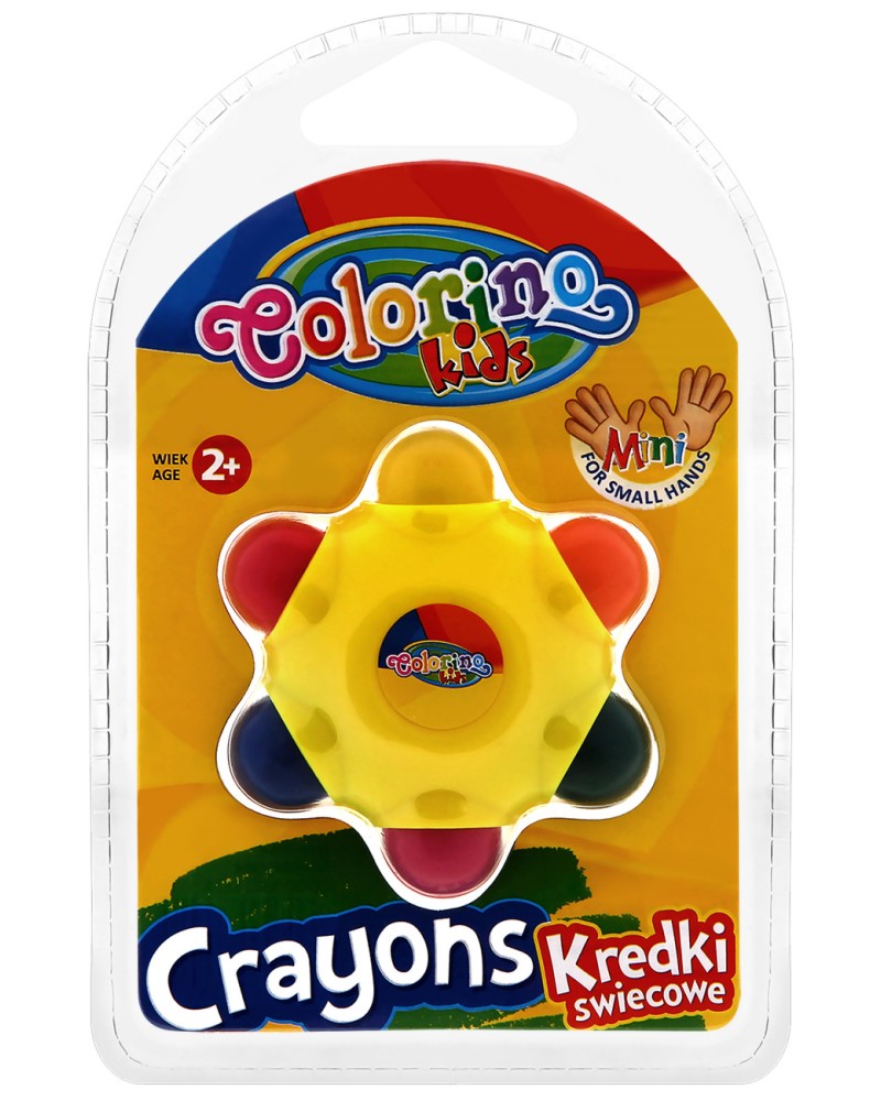 Пастели Colorino Kids - Звезда Пастели Colorino Kids - Звезда - 6 цвята -