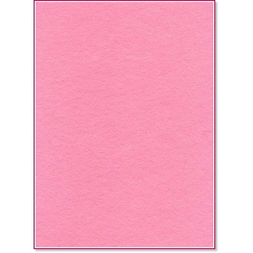 Розов филц Розов филц - 20 x 30 cm -