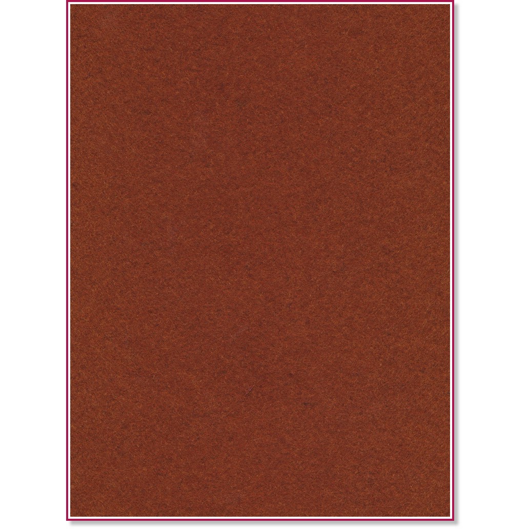 Кафяв филц Кафяв филц - 20 x 30 cm -