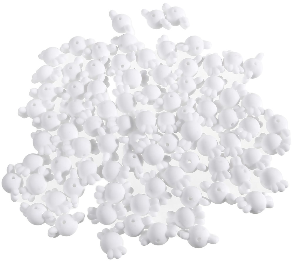Мъниста - Бели бонбони Мъниста - Бели бонбони - 50 g -