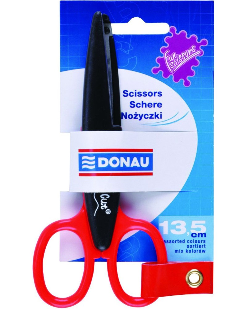Детска ножица Donau Zig-zag Детска ножица Donau Zig-zag - 13.5 cm -