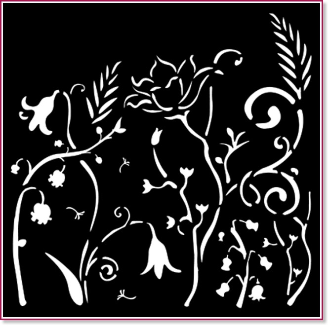  Stamperia -  - 12 x 12 cm   Hidden Grove - 