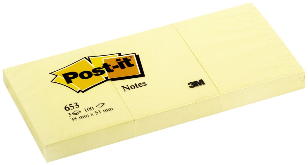    Post-it - 3  x 100    5.1 x 3.8 cm - 