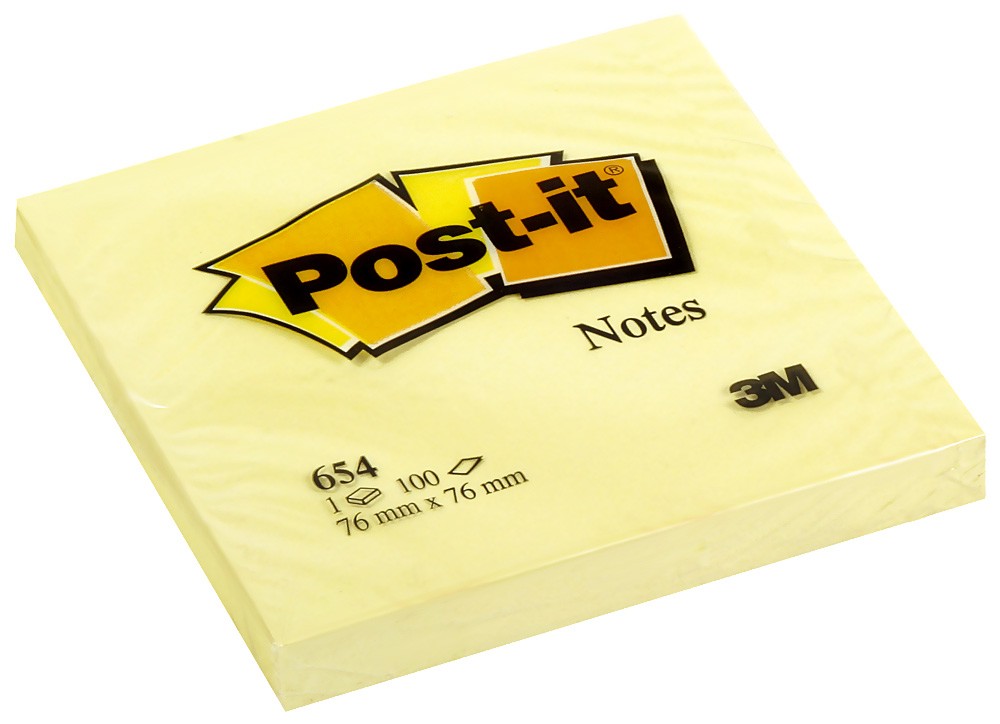   Post-it - 100    7.6 x 7.6 cm - 