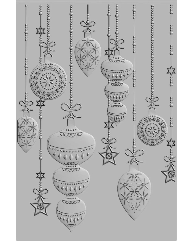     3D  Sizzix Sparkly Ornaments -       - 