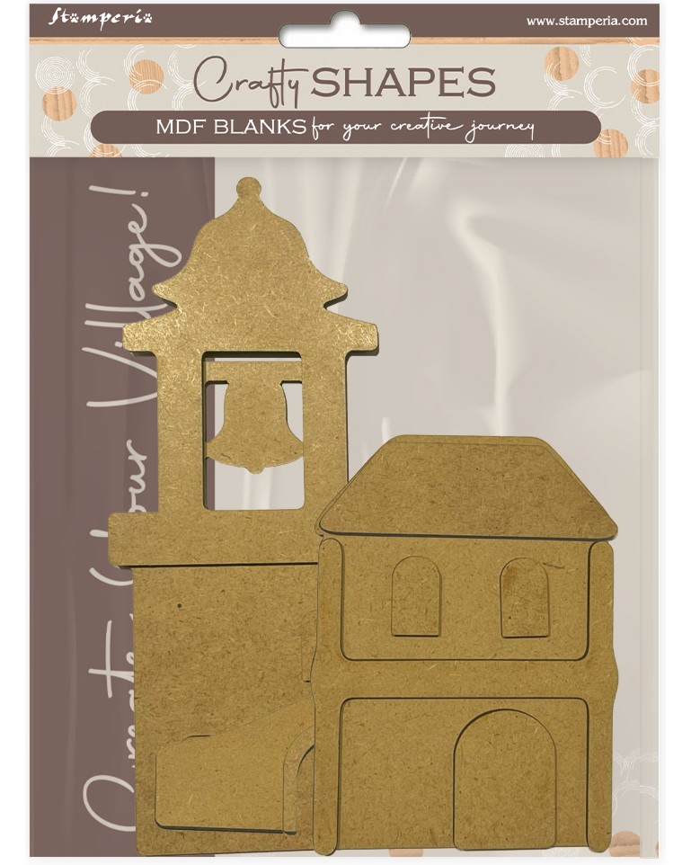 ���� � ������� � ���� �� MDF Stamperia - 12 ����� �� ���������� Silent sea - 