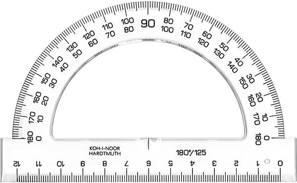 Транспортир 180° Koh-I-Noor Транспортир 180° Koh-I-Noor -