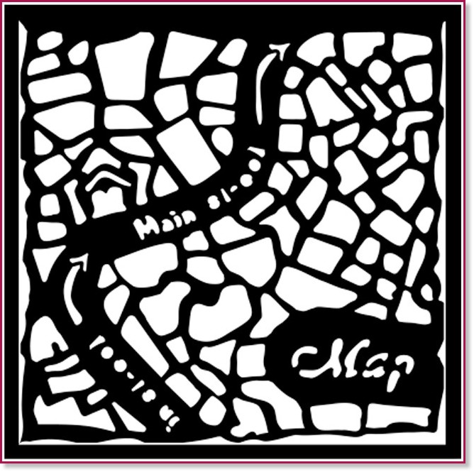  Stamperia -    - 12 x 12 cm   Art of travelling - 