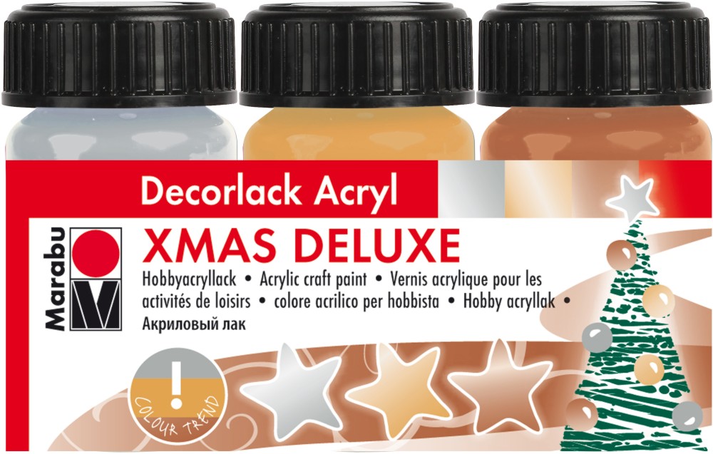    Marabu Xmas Deluxe - 3  x 15 ml - 