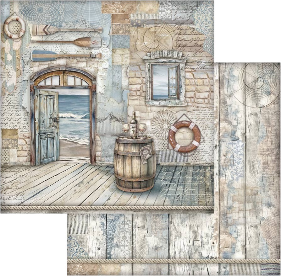    Stamperia -  - 30.5 x 30.5 cm   Silent sea - 
