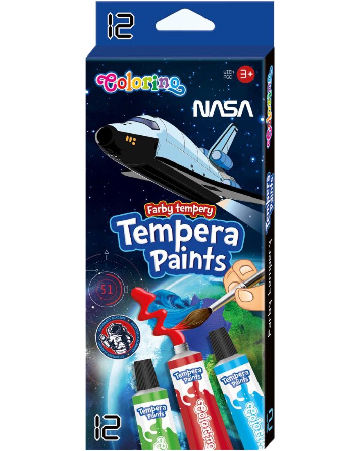   Colorino Kids -  - 12  x 12 ml   Nasa - 