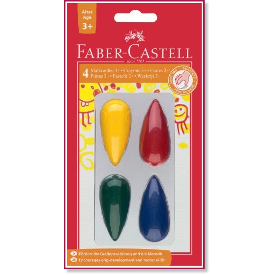 Пастели Faber-Castell Pear - 4 цвята - 