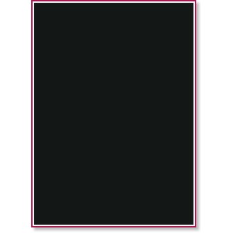 Цветна хартия Слънчоглед - Черна - 50 листа, A4, 80 g/m<sup>2</sup> - 