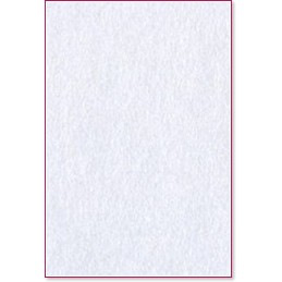Картон с перлен ефект Слънчоглед - Бял 030 - 25 листа, A4, 250 g/m<sup>2</sup> - 