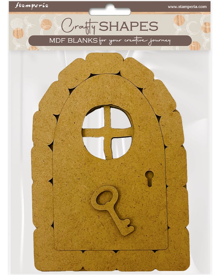 ����� � ���� �� MDF Stamperia - 4 ����� �� ���������� Hidden Grove - 