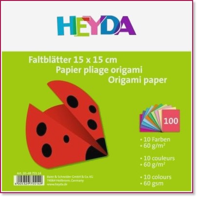 ������ �� ������� Heyda - 100 �����, 15 x 15 cm, 60 g/m<sup>2</sup> - 