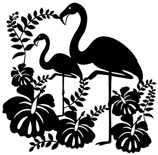 Шаблон Marabu - Фламинго Шаблон Marabu - Фламинго - От серията Silhouette-Stensil -