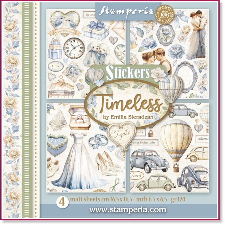   Stamperia -  - 4    Timeless - 