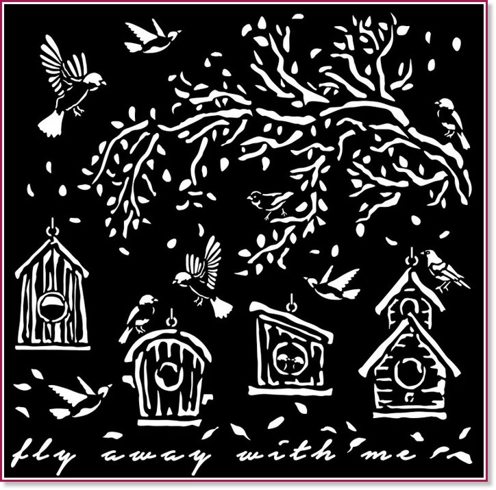 ������ Stamperia - ����� - 18 x 18 cm �� ���������� Garden - 