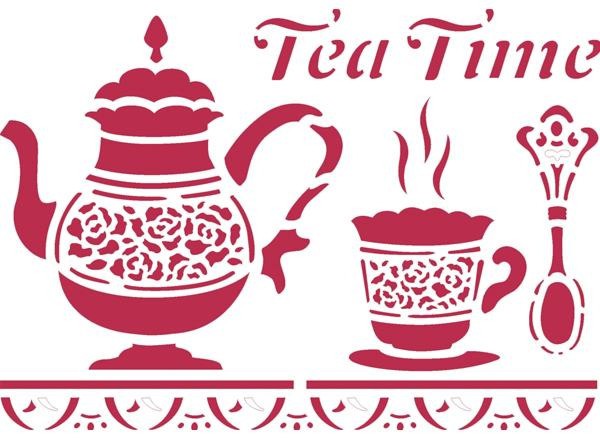  Stamperia Tea Time - 20 x 15 cm - 
