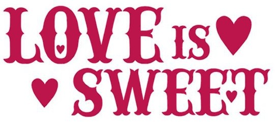  Stamperia Love is sweet - 38 x 15 cm - 