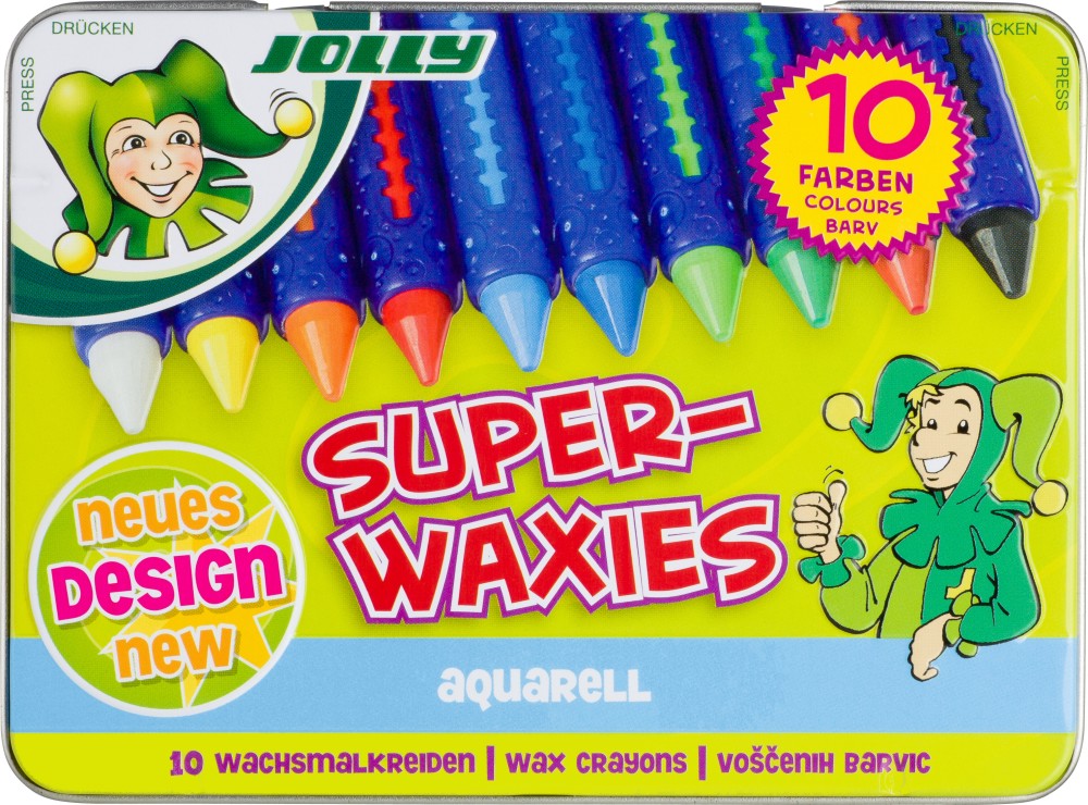 ��������� ������� ������� Jolly Superwaxies Aquarell - 10 ����� � ������� ����� - 