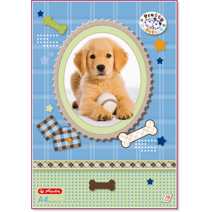    Herlitz -  - 75    A4   Pretty Pets - 