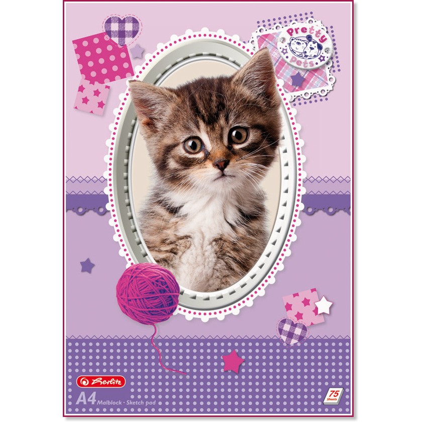    Herlitz -  - 75    A4   Pretty Pets - 