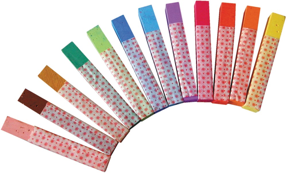 Цветни тебешири Herlitz Цветни тебешири Herlitz - 12 цвята -